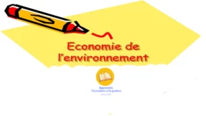 l’économie de l’environnement